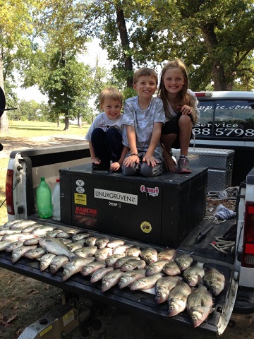 Simmons Kiddos & their Catch of the Day!